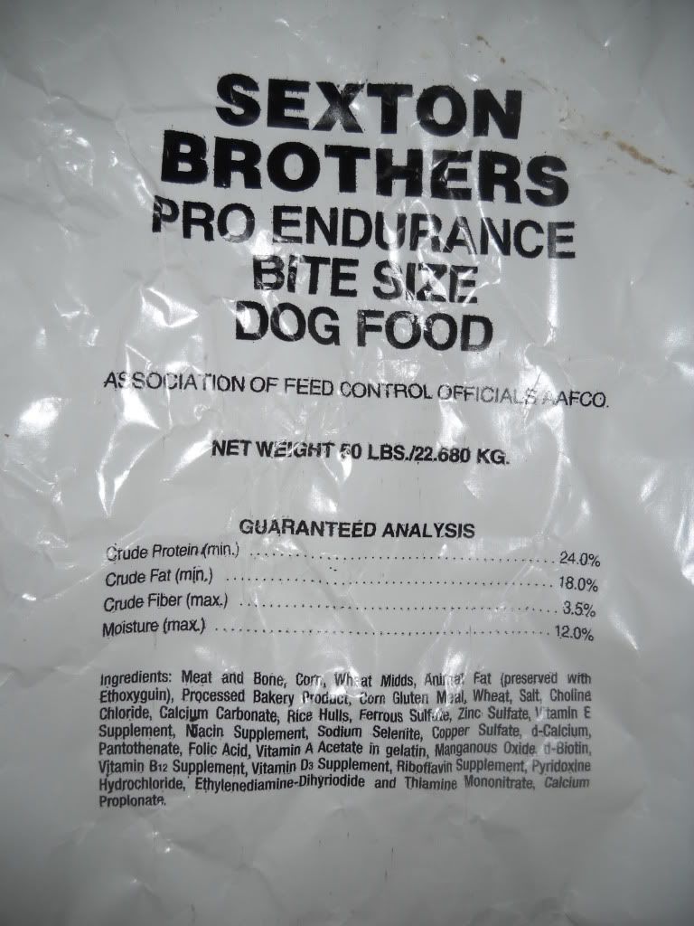 UKC Forums - Sexton Brother Dog Food